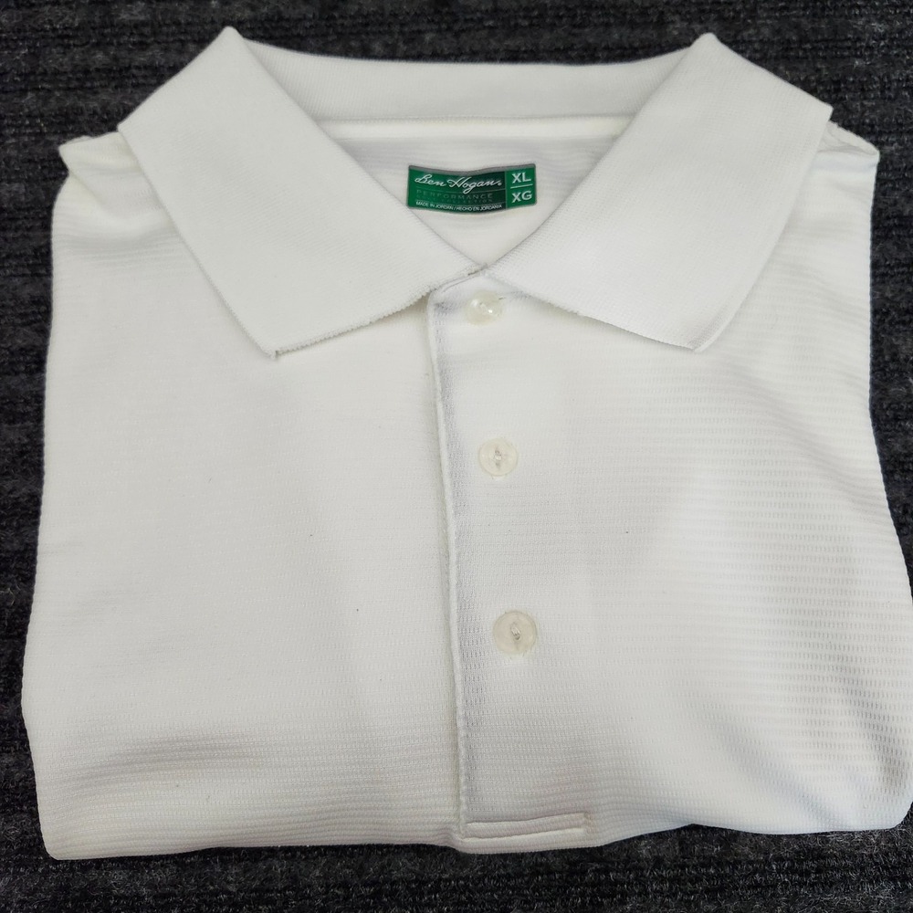 Ben Hogan Performance Short Sleeve Polo Men's XLarge White